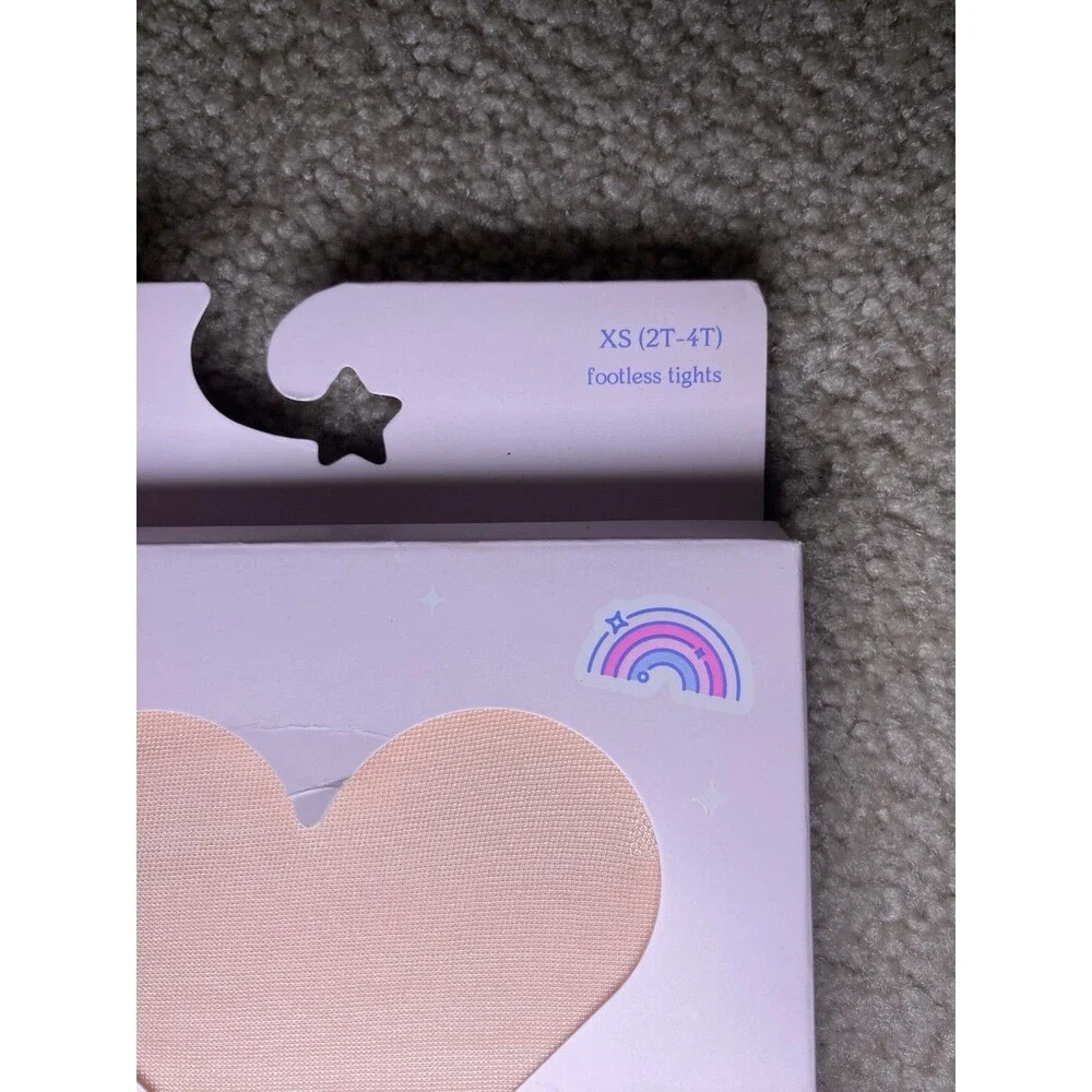 More Than Magic Girls' Dance Light Pink Footless Tights Size XS (2T-4T) ~ NEW